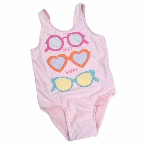 Old Navy 18-24 M Girls One Piece Swimsuit, Blush - Picture 1 of 7